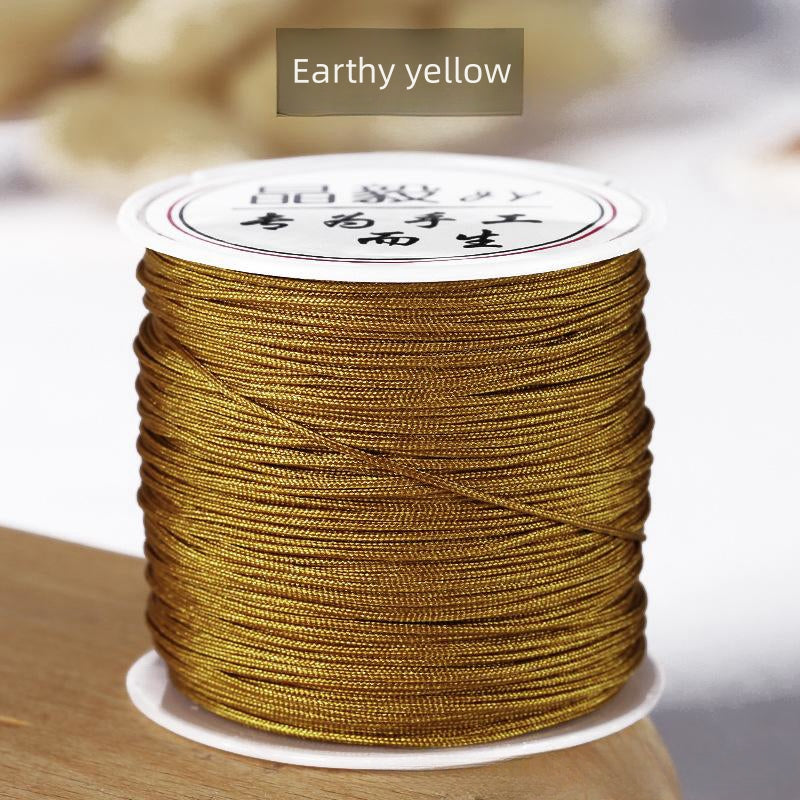 #001 - 0.8mm Nylon String for Bracelets, Chinese Knotting Cord Nylon Beading Thread, Braided Bracelets, Beading, Necklaces, Macrame Craft, Wind Chime, Jewelry Making