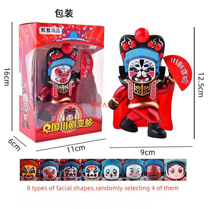 Sichuan opera face-changing man, creative Peking opera mask dolls