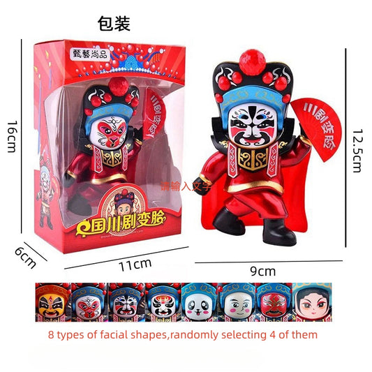 Sichuan opera face-changing man, creative Peking opera mask dolls