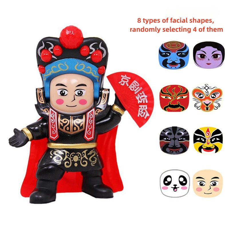 Sichuan opera face-changing man, creative Peking opera mask dolls