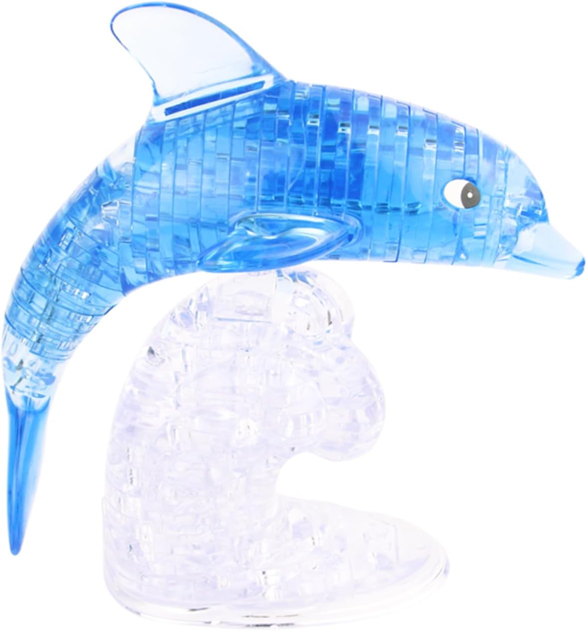 3D Crystal Puzzle Dolphin, Crystal Puzzle Brainteasers for Puzzlers Ages 16 and Up, 95Pcs