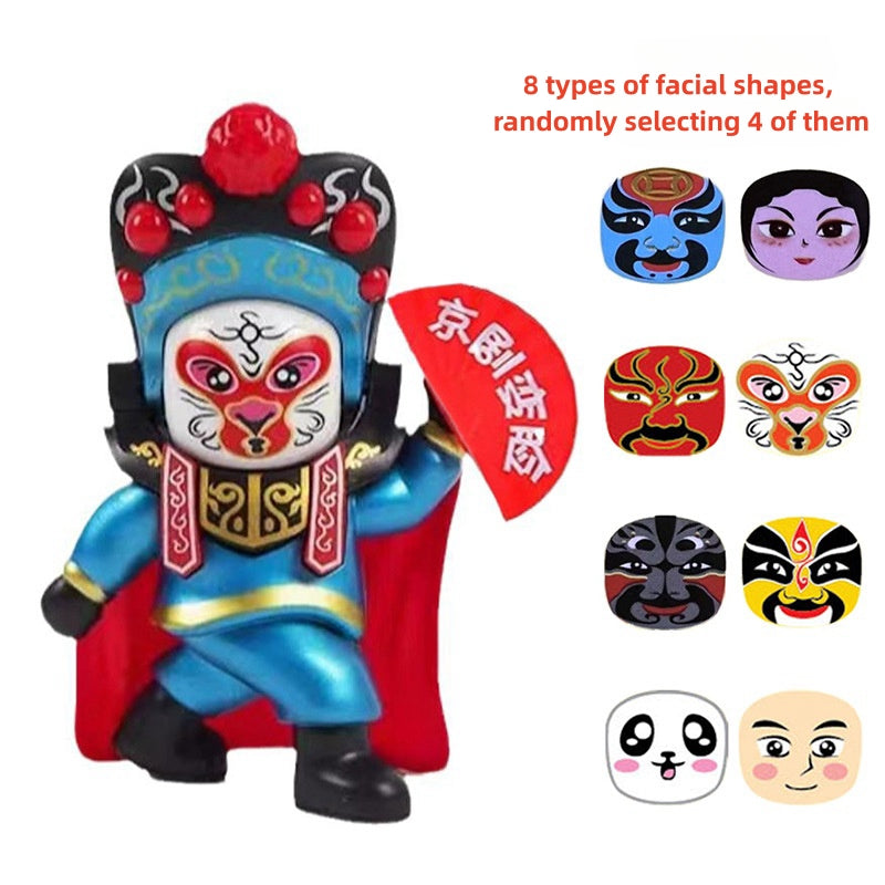 Sichuan opera face-changing man, creative Peking opera mask dolls