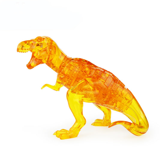 3D Crystal Puzzle Dinosaur, Crystal Puzzle Brainteasers for Puzzlers Ages 16 and Up, 50PCS