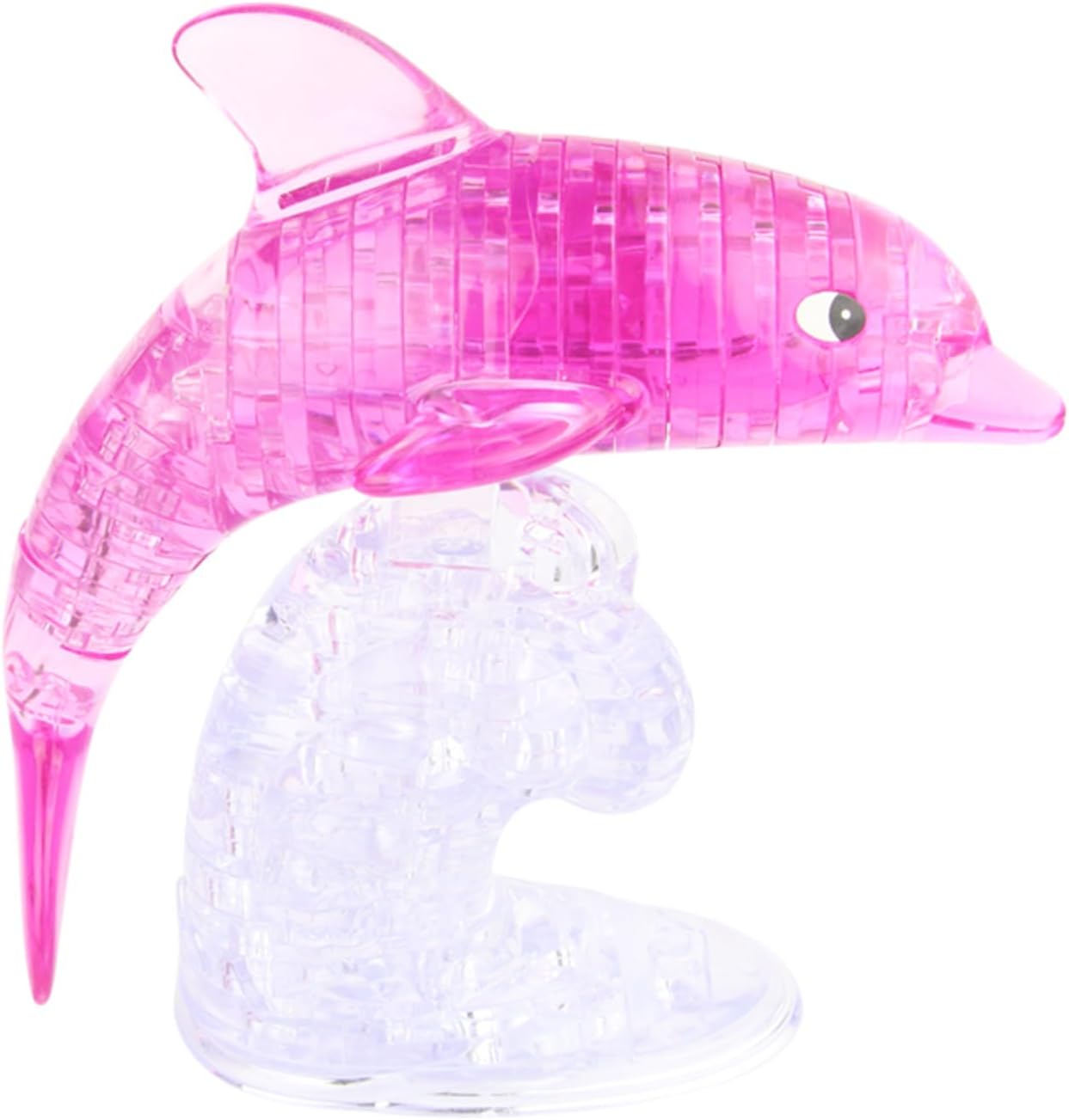 3D Crystal Puzzle Dolphin, Crystal Puzzle Brainteasers for Puzzlers Ages 16 and Up, 95Pcs