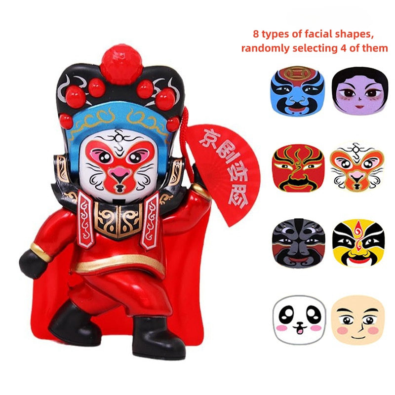 Sichuan opera face-changing man, creative Peking opera mask dolls