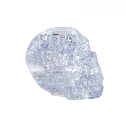 3D Crystal Puzzle Skull, Crystal Puzzle Brainteasers for Puzzlers Ages 16 and Up, 50PCS